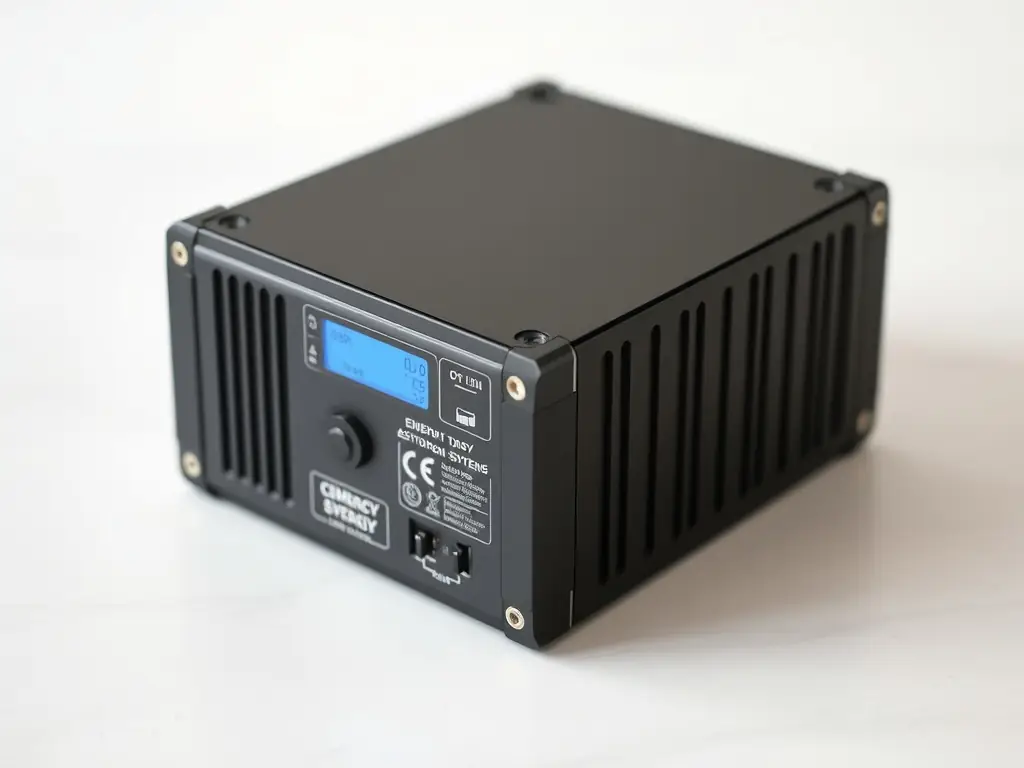 A high-resolution image showcasing a 48V lithium battery pack, highlighting its compact design and robust build, suitable for electric scooters and light EVs. The background should feature a modern urban setting to emphasize its application.